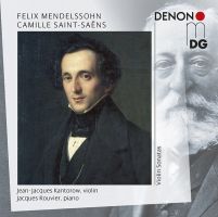 Mendelssohn og Saint-Saëns; Sonater for violin og klaver. 2CD